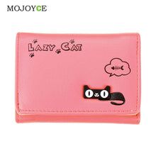 Candy Color Women Wallets Girl Purse Card Holder Cartoon PU Leather Clutch Bag Handbag carteira Womens Wallets and Purses SN9