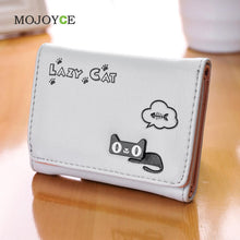 Candy Color Women Wallets Girl Purse Card Holder Cartoon PU Leather Clutch Bag Handbag carteira Womens Wallets and Purses SN9
