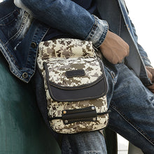 Canvas Drop Waist Leg Bag Waist Pack Male Belt Bicycle and Motorcycle Pack Military Riding Messenger Bag Camouflage Drop Pack SN9