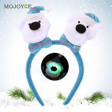 Cartoon Flashing Christmas Headband Light Up Hair Band Accessories  SN9