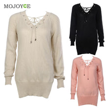 Casual Cross Strap Women Sweaters and Pullovers Long Sleeve Knitted Loose Sweater Poncho Pullover Sweater Women Pull Femme SN9