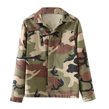 Casual Fashion Bomber Jacket Women Camouflage Sheath Outerwear Vogue Coat Women Cardigan jaqueta feminina Vogue Ladies Coat SN9