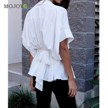 Casual Loose Short Sleeve Women Blouse Acetate Shirt Women blusas Fashion White Blouse Blusas Femininas Women Tops SN9