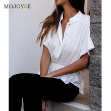 Casual Loose Short Sleeve Women Blouse Acetate Shirt Women blusas Fashion White Blouse Blusas Femininas Women Tops SN9