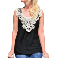 Casual Slim Sleeveless Tops Tanks Fmininas Women Vest Top Ladies Floral Lace Crochet Stitching Sleeveless Camis Chiffon SN9