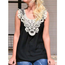 Casual Slim Sleeveless Tops Tanks Fmininas Women Vest Top Ladies Floral Lace Crochet Stitching Sleeveless Camis Chiffon SN9