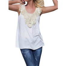 Casual Slim Sleeveless Tops Tanks Fmininas Women Vest Top Ladies Floral Lace Crochet Stitching Sleeveless Camis Chiffon SN9