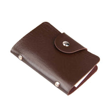 12 Card Position Faux Leather Card Holder Card Pack Card Protector Coffee INGT SN9