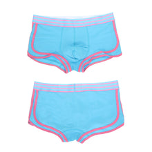 Blue Men's Sexy Boxer Shorts Thong Underwear Pouch Trunks Underpants Body Sculpting Breathable Boxer SN9