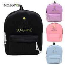 Canvas Backpack Letter Printing Backpack Women Preppy Style School Bags for Teenagers Mochila Backpacks for Teenage girls SN9
