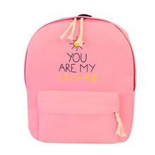 Canvas Backpack Letter Printing Backpack Women Preppy Style School Bags for Teenagers Mochila Backpacks for Teenage girls SN9