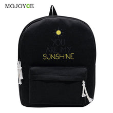 Canvas Backpack Letter Printing Backpack Women Preppy Style School Bags for Teenagers Mochila Backpacks for Teenage girls SN9