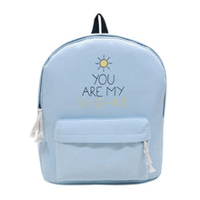 Canvas Backpack Letter Printing Backpack Women Preppy Style School Bags for Teenagers Mochila Backpacks for Teenage girls SN9