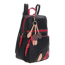 Black Red Women Bag PU leather Backpack New Material School Bags for Teenagers Backpacks for Teenage Girls Mochila SN9