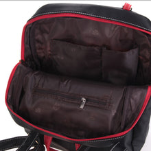Black Red Women Bag PU leather Backpack New Material School Bags for Teenagers Backpacks for Teenage Girls Mochila SN9