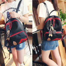 Black Red Women Bag PU leather Backpack New Material School Bags for Teenagers Backpacks for Teenage Girls Mochila SN9