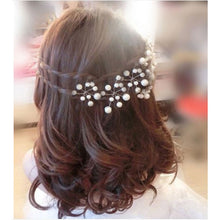 6Pcs Bridal Hair Pins Bridesmaid Pearl Flower Wedding Headpiece Party Hair Pins Hairpin Headpieces Hair Accessories SN9