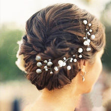 6Pcs Bridal Hair Pins Bridesmaid Pearl Flower Wedding Headpiece Party Hair Pins Hairpin Headpieces Hair Accessories SN9