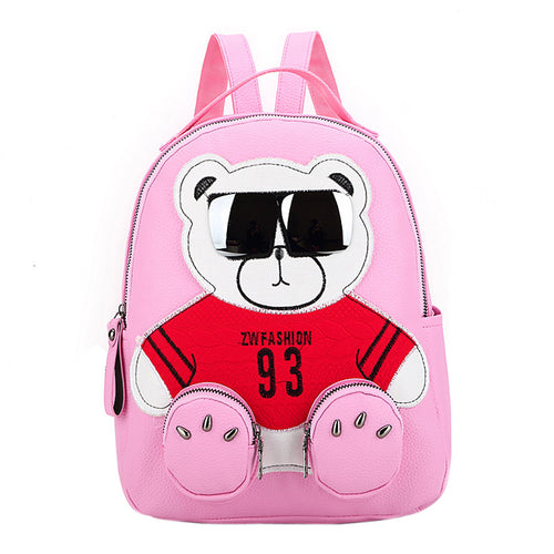 3D Cartoon Bear Cute Girls Teenager School Bags Waterproof School Backpacks Kids Children Backpack Bolsas  SN9